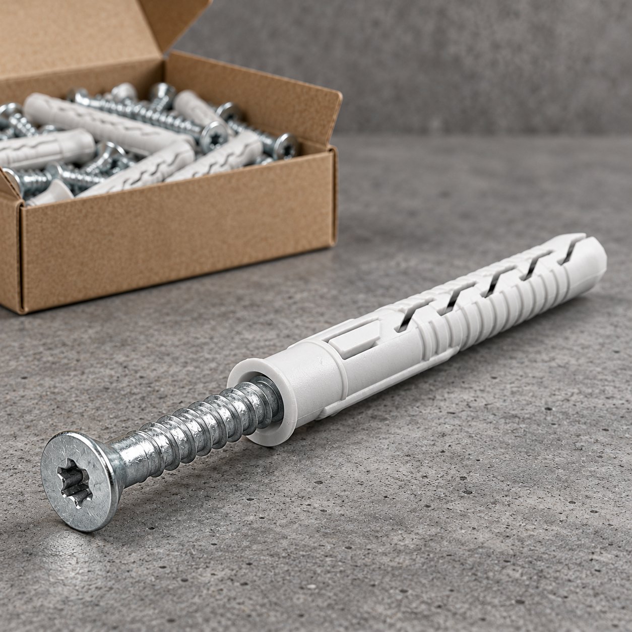 Indraai plug met verzinkte Torx-schroef en doos van 100 stuks